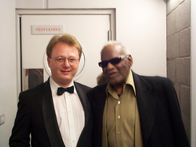 Me with Mr. Ray Charles, my boss for most of the 1990's. He was the ultimate. 